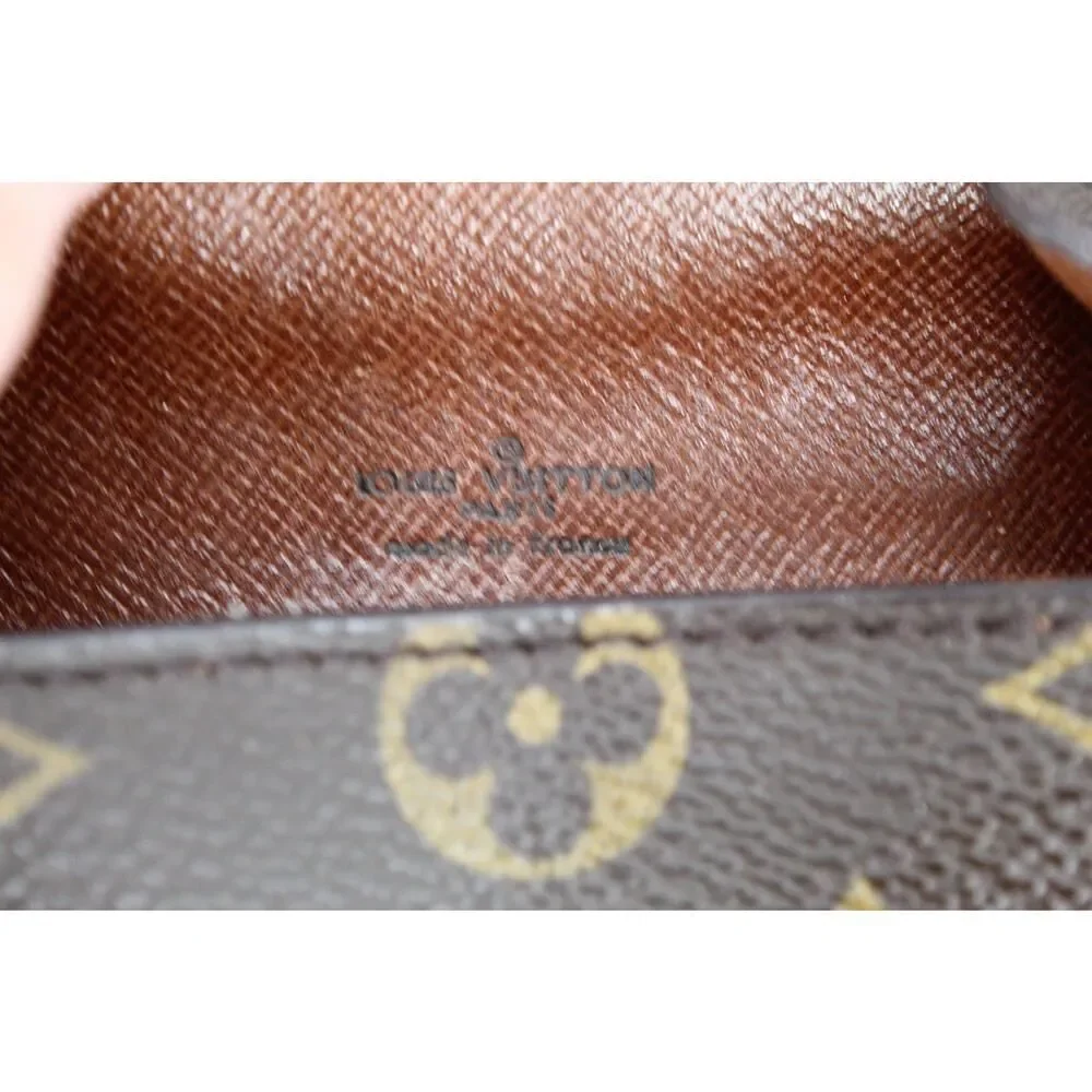 LOUIS VUITTON Mini Saint-Cloud Bebe RARE Shoulder Bag Leather Brown Authentic